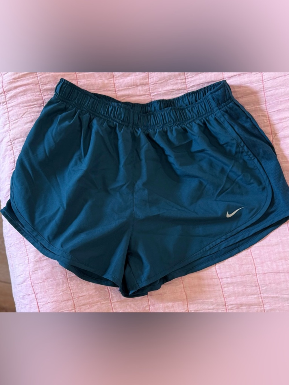 Nike Women's Deep Teal Athletic Running Shorts